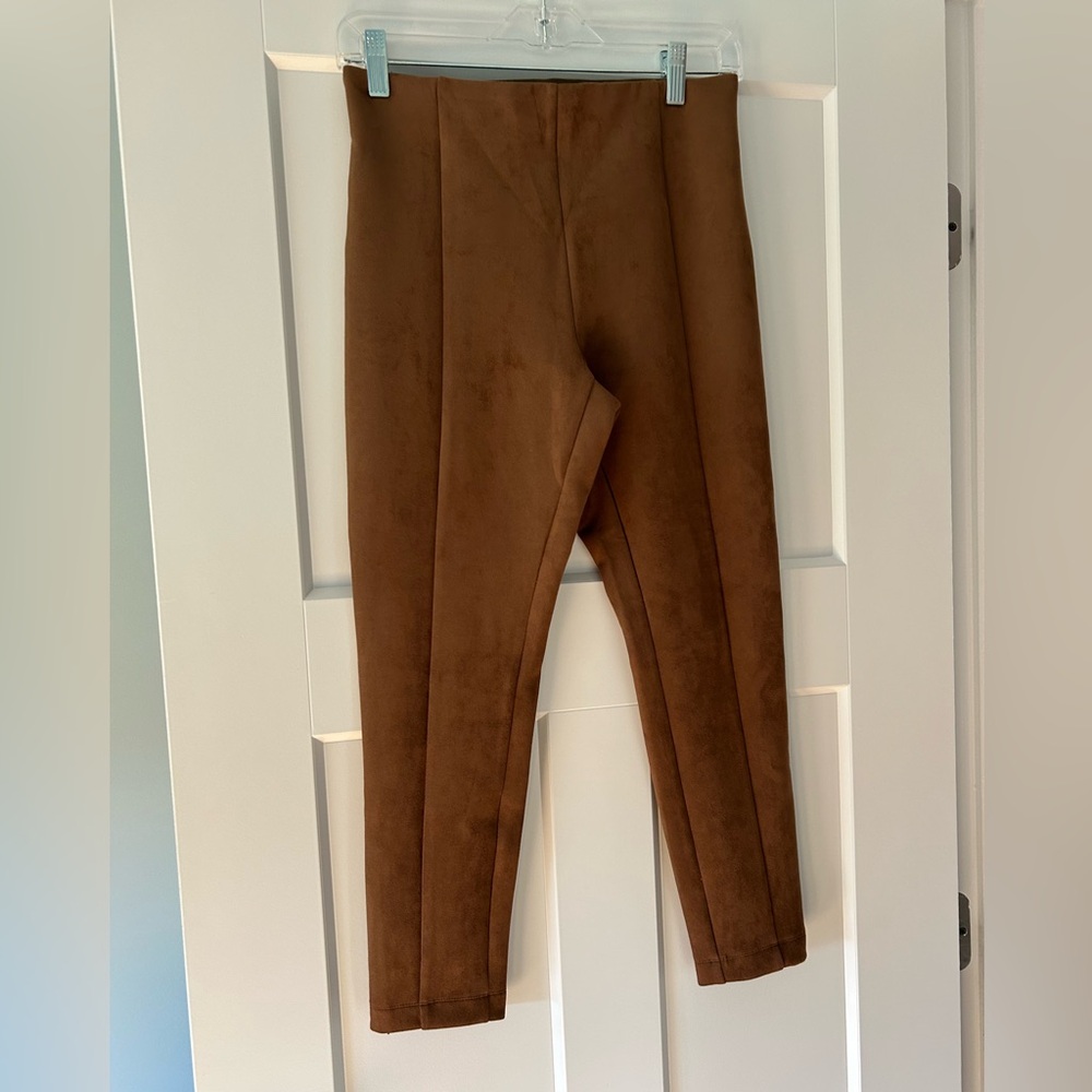 LOFT Brown Suede Pants